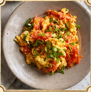 Stir-Fried Tomato with Egg