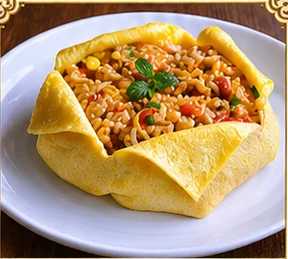Fried Rice with Omelette