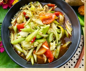 Spicy cucumber salad