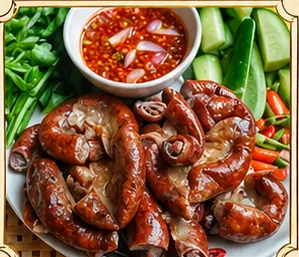 Grilled Pork Sausage