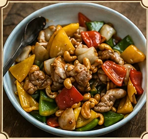 Chicken with Cashew Nuts