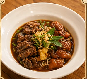 Braised beef