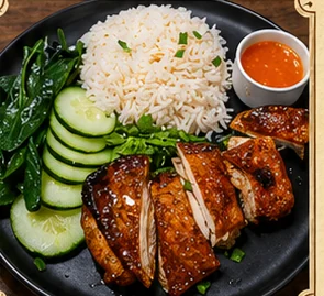 Grilled Chicken with Rice