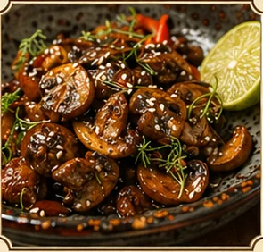 Stir-Fried Mixed Mushrooms